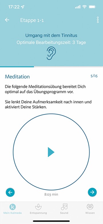 Kalmeda Meditationsübung